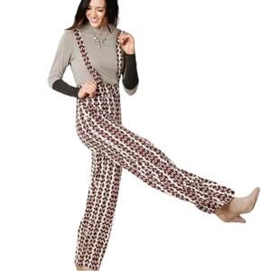 Gimmicks By Buckle Women’s Wide Leg Woven Overalls Size Small Hipster Boho